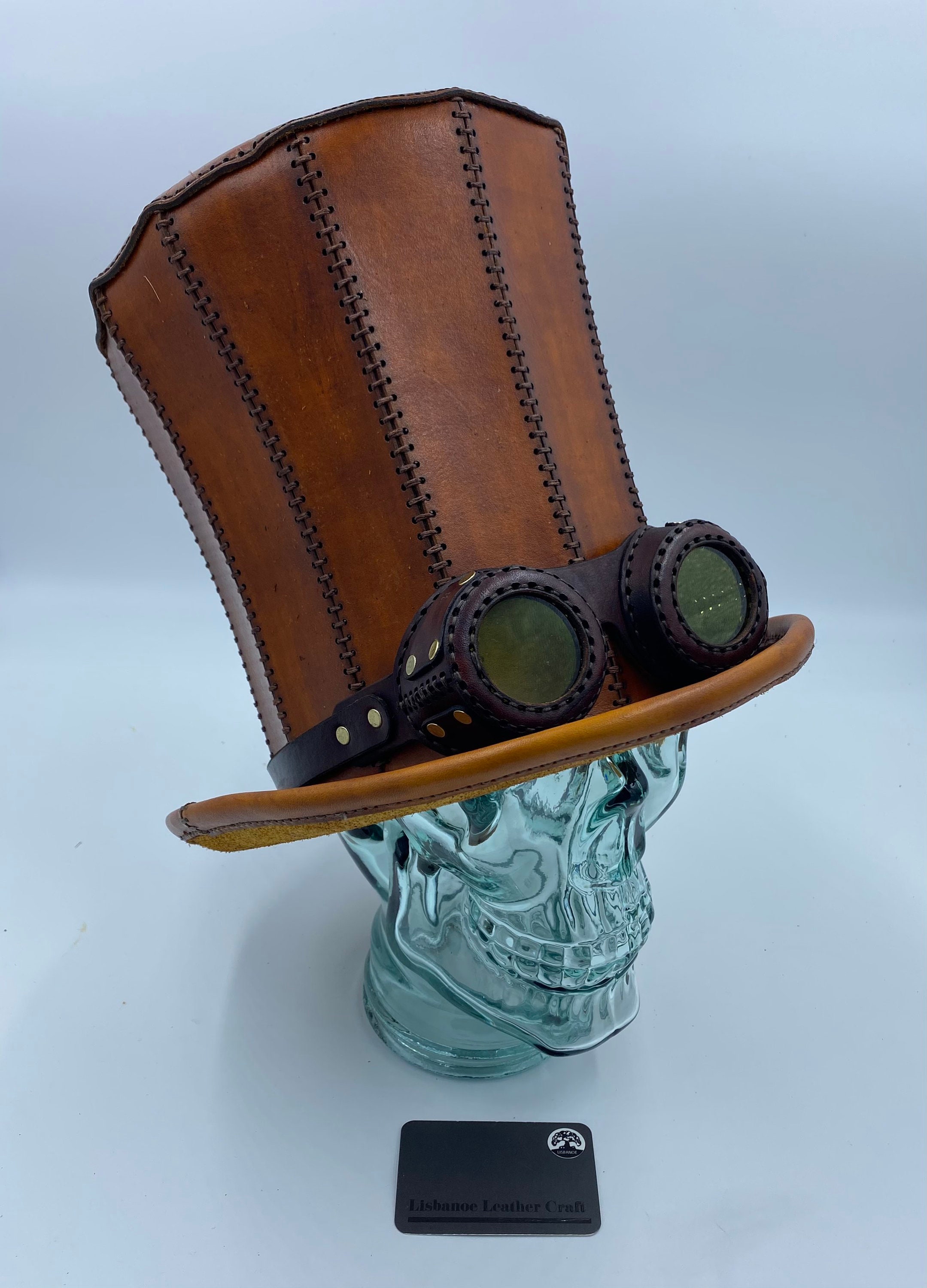 Monocle Steampunk Leather