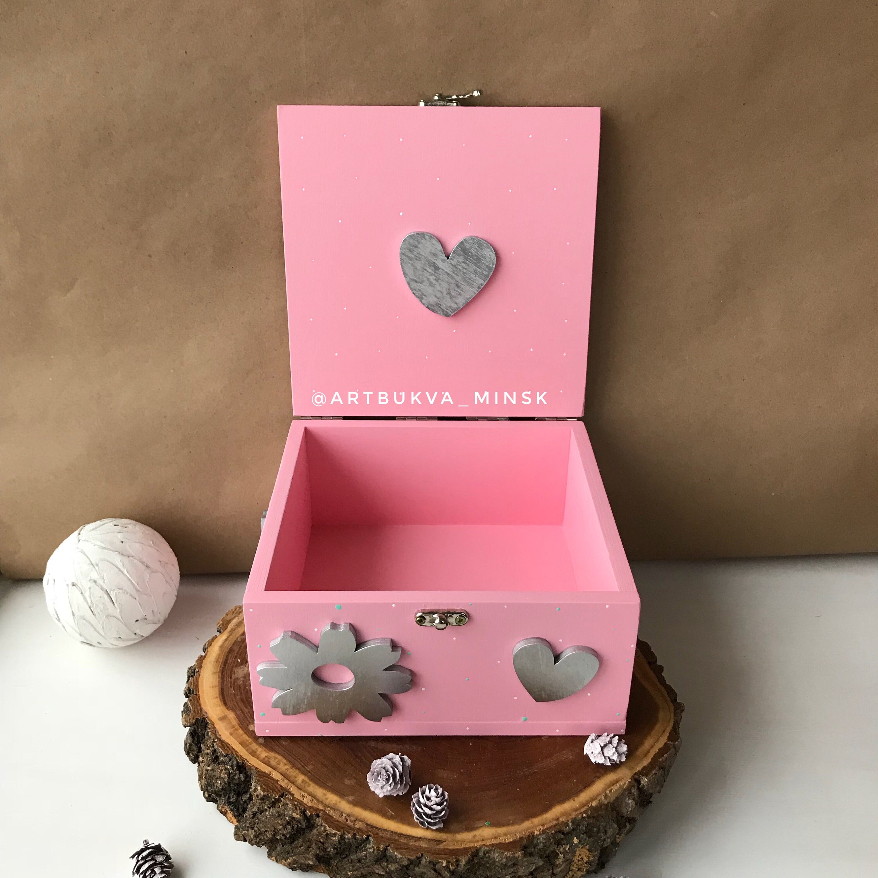 Unicorn baby box wooden memory girl box jewelry organizer Etsy