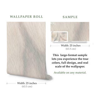 Beige Abstract Silk Texture Wallpaper Roll, Neutral Minimal Interior Decor, 1-101-2 Sample