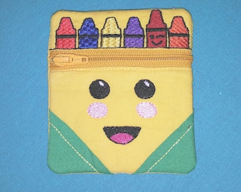Kid's Crayon Coin Pouch