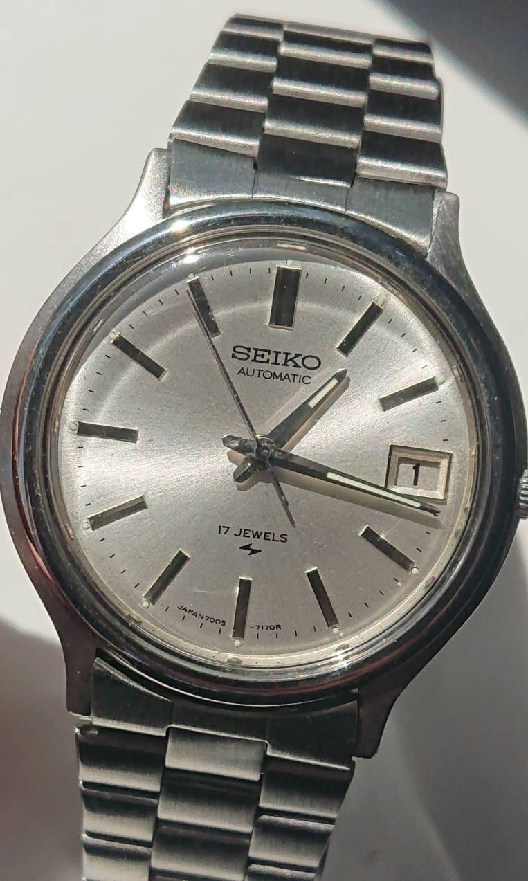 Reloj de joyas seiko automático 17 de los años 70 de los años - Etsy España