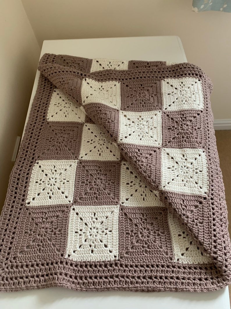 Eggplant and Dusty Copper Patchwork Quilt Queen XL Choose YOUR finish