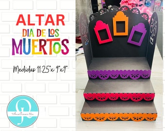 Day of the Dead SVG Cricut, Cameo Studio, Scancut, PDF à couper avec des ciseaux/petit autel, ofrenda, souviens-toi de moi autel, Téléchargement instantané