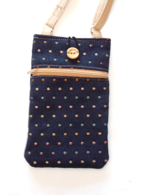 Crossbody cell phone bag Cell phone purse Small shoulder bag Phone tote Great gift Etsy
