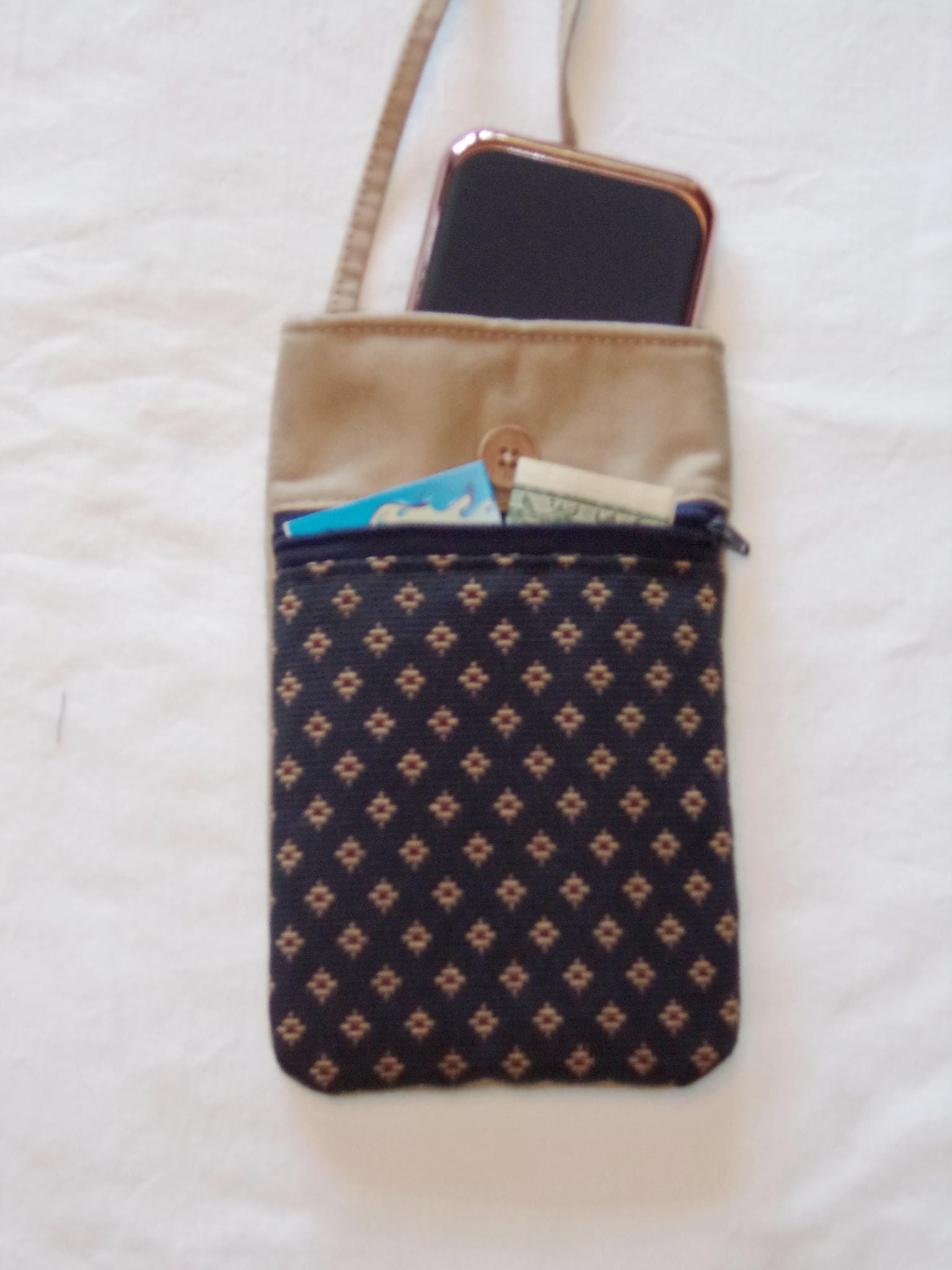 JingChun Small Crossbody Cell Phone Bag For Women, Mini Over Shoulder Handbag Purse With Credit Card Slots