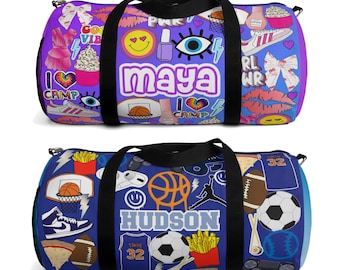 Favorite Things Duffel Bag | All About Me | Custom | Personalized | Travel Bag | Camp | Personalized Duffel Bag | Gifts For Girls