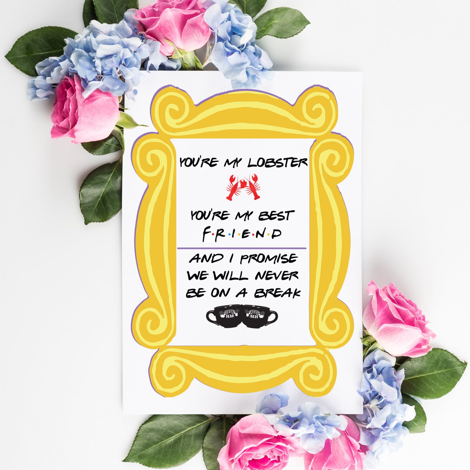 √ Friends Themed Valentines Cards : Valentine S Day Card For Friends