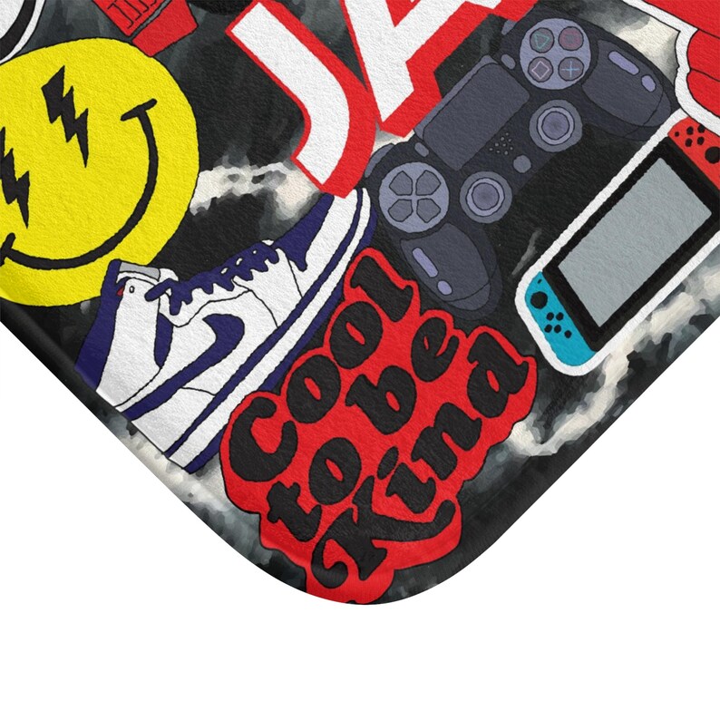 Cool Dude Theme Floor Mat | Custom | Personalized | Camp Bunk Decor ...