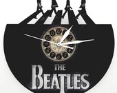 The Beatles vinyl record clock office decor wall art bedroom gifts unique gift box