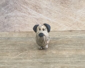 Border terrier handmade clay figure