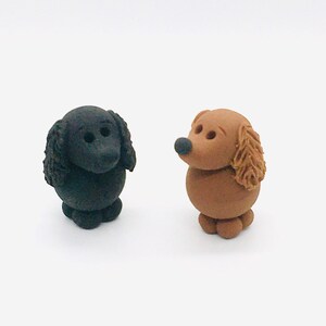 Spaniel clay figure miniature model