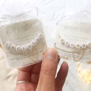 Nanny bracelet thank you end of year