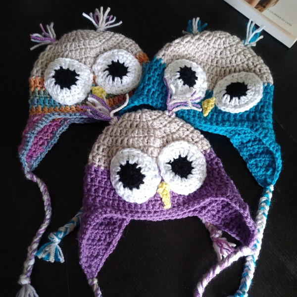 Bonnet bébé rigolo au crochet, cadeau naissance, bonnet animaux fait main