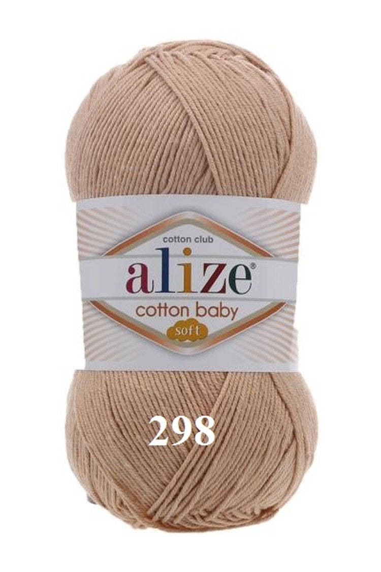 Baby cotton yarn Alize Cotton Baby Soft yarn blend cotton yarn Etsy