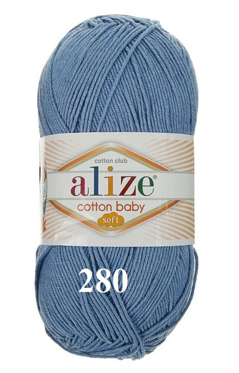 Baby Cotton Yarn Alize Cotton Baby Soft Yarn Blend Cotton Yarn Etsy