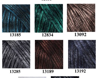 Bobbin Yarn Gazzal Rock 'N' Roll, Merino Wool Glitter Yarn, Extra