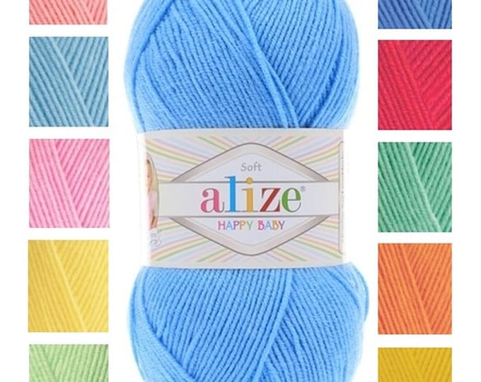 Alize Happy Baby Soft Baby Acrylic Yarn Antibacterial Hypoallergenic