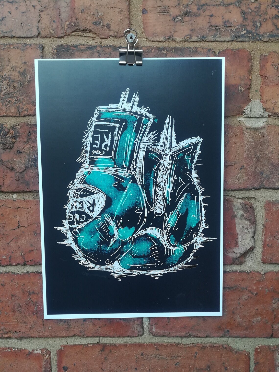 Cleyto Reyes Boxing Gloves. Art Print Poster. Boxer. Wall Art. Etsy