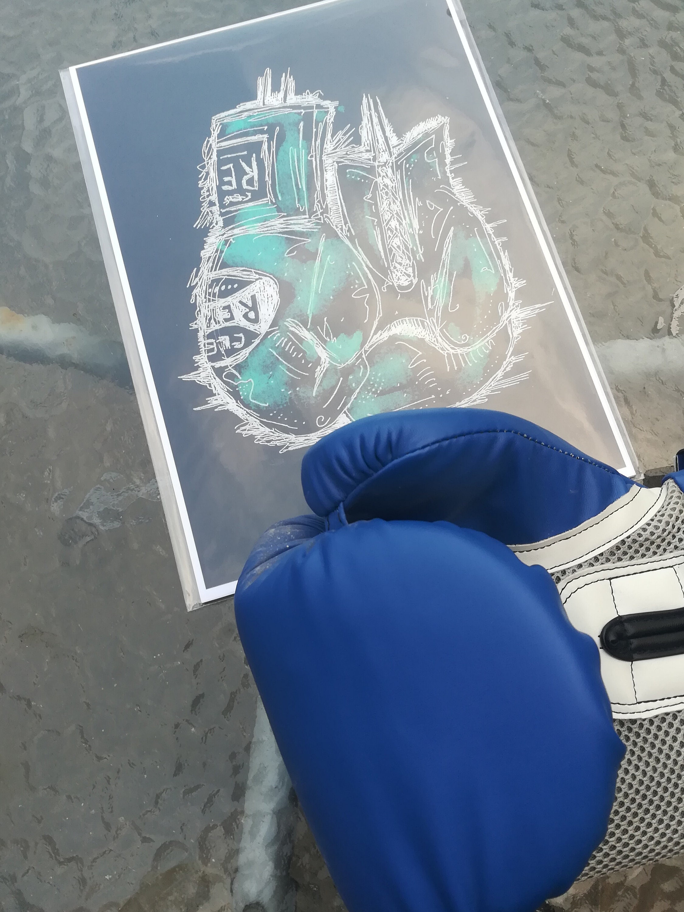 Cleyto Reyes Boxing Gloves. Art Print Poster. Boxer. Wall Art. Etsy