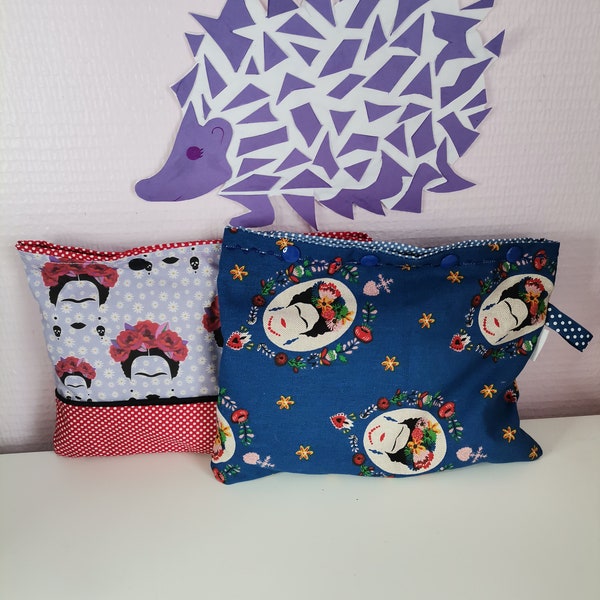 Collection lingettes réutilisable Frida Khalo