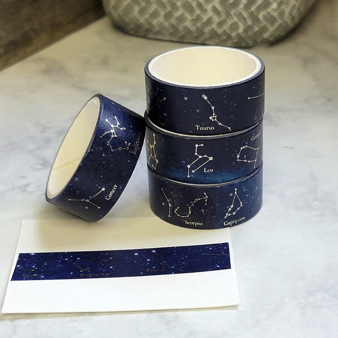 Star Sign Astrology Washi Tape for Journals, Scrapbook, Junk Journals ...