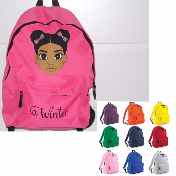 Girls bag girls backpack personalised bag back to school | Etsy