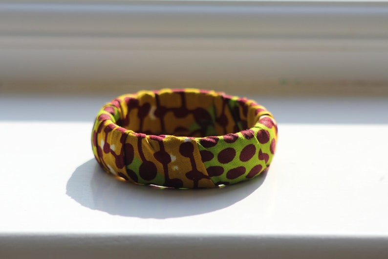 ankara bangles African fabric jewellery Bracelets