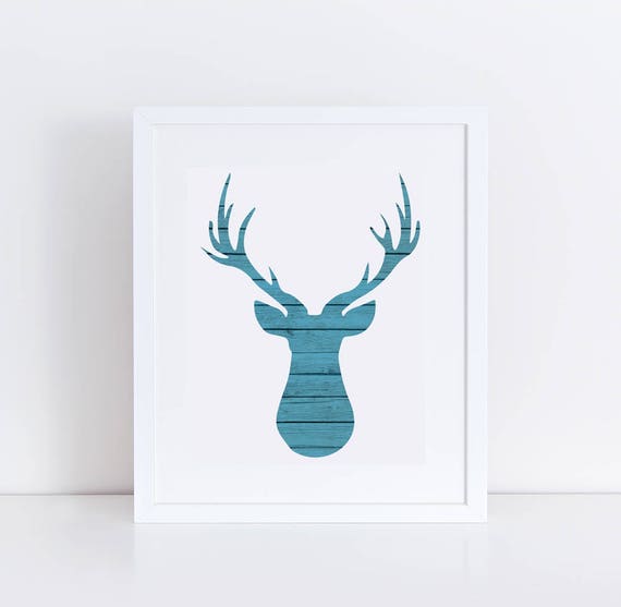 Rustic Deer Wall Print / Printable Blue Wooden Deer Silhouette / Deer Mind Printable Artwork / Blue Nursery Decor / Rustic Forest Animal Nursery graphic relating to Deer Silhouette Printable referred to as Rustic Deer Wall Print / Printable Blue Picket Deer Silhouette / Deer Thoughts Printable Artwork / Blue Nursery Decor / Rustic Forest Animal Nursery