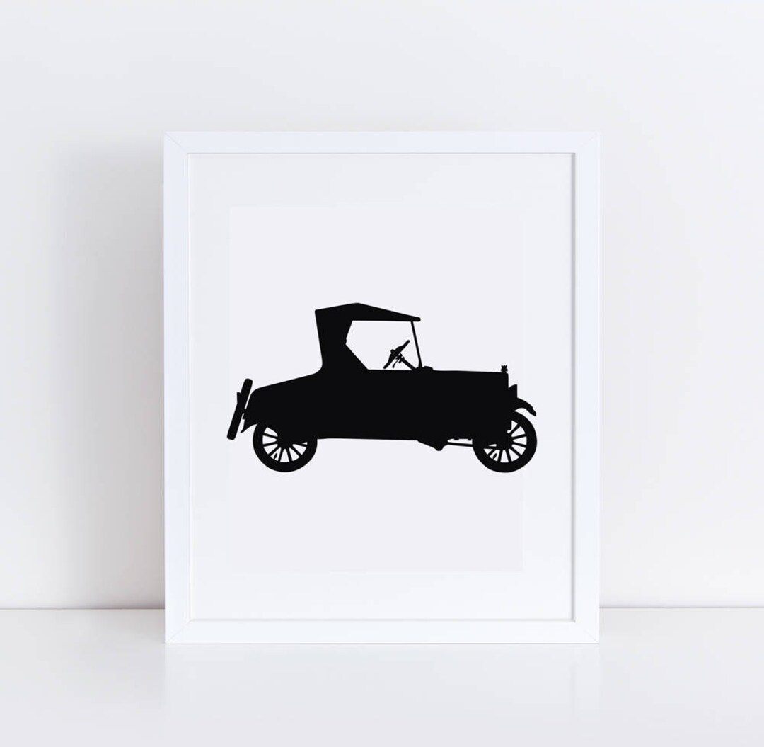 Printable Antique Car Art / Old Car II Wall Print / Printable - Etsy