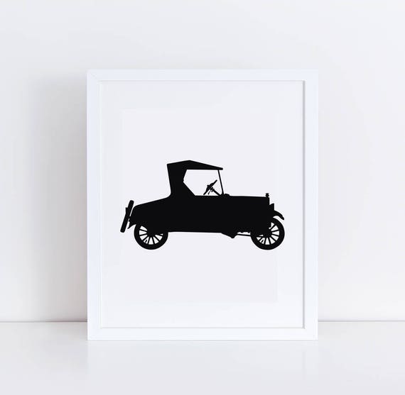 Printable Antique Car Art / Old Car II Wall Print / Printable | Etsy