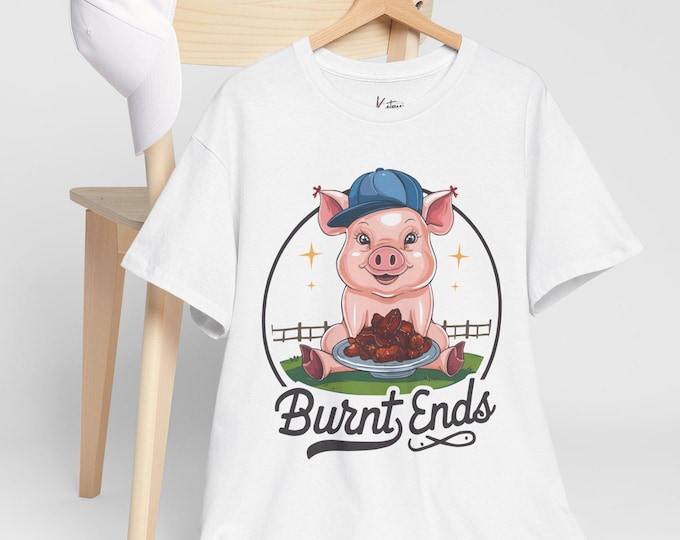 Funny BBQ Pig Graphic Tee - Perfect for Foodies, Grill Lovers, Father's Day, Summer BBQs, Cookout Parties, Gift Idea