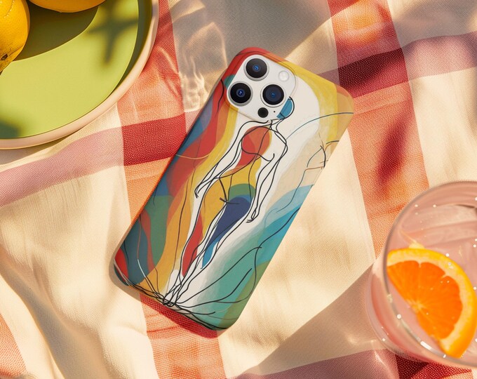 Chakra Line Art Tough Case, Spiritual Phone Case, Protective Cover, Unique Gift, Mandala Design