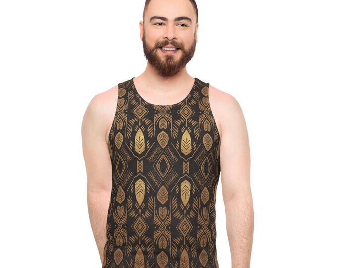 Boho Chic Unisex Tank Top - Stylish Summer Wear, Layering Piece, Festival Top, Vacation Essential, Graphic Apparel