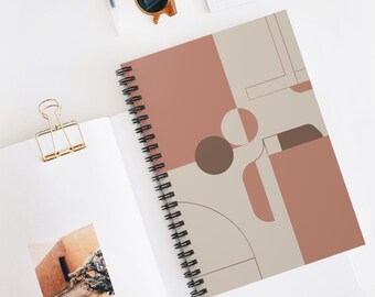 Chic Spiral Notebook - Minimalist Design, Perfect for Students, Journaling, Gifts, Creative Writing, Office Supplies