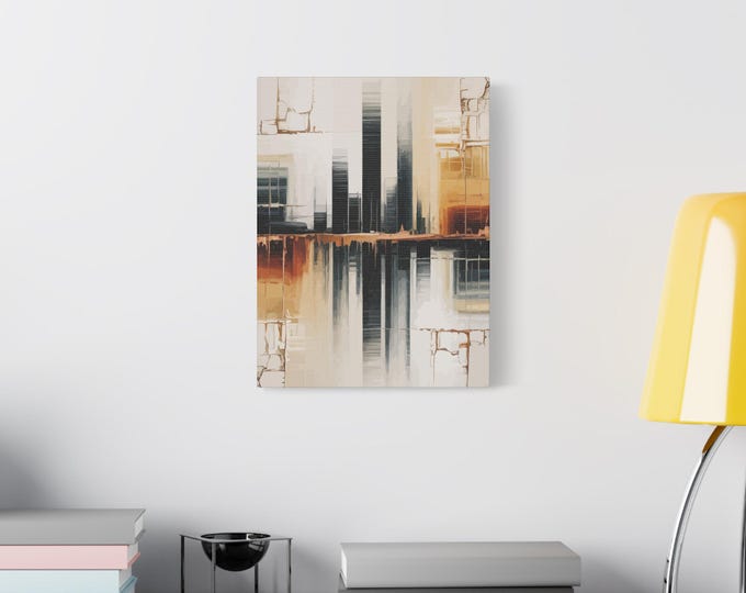 Abstract Urban Matte Canvas Art, Modern Home Decor, Wall Art, Contemporary Art, Gift for Art Lovers