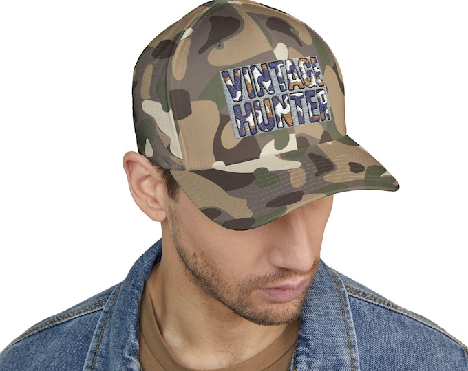 Vintage Hunter Cap | Closed-Back Structured Hat for Outdoor Enthusiasts, Gift for Adventurers, Trendy Baseball Hat, Vintage Style Cap, [...]