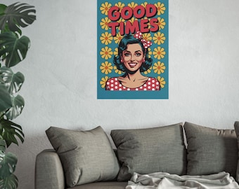 Vibrant Vintage Fine Art Posters, Home Decor Wall Art Prints, Retro Artwork, Gallery Wall Decor, Colorful Poster Print