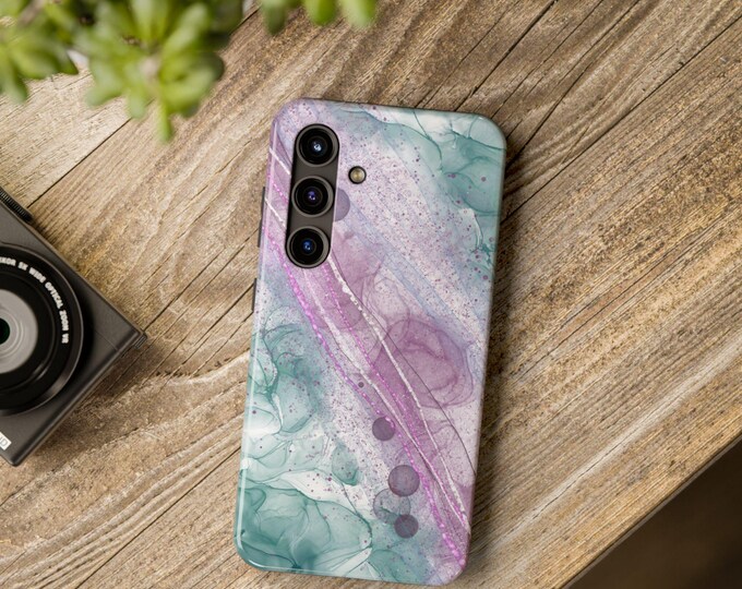 Purple Haze Phone Case, Protective Phone Cover, Durable Smartphone Case, Abstract Design, Trendy Cellphone Case, Unique Gift for Him or Her