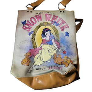 Vintage Disney Snow White Tote Bag Purse
