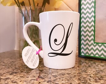 monogrammed mug etsy