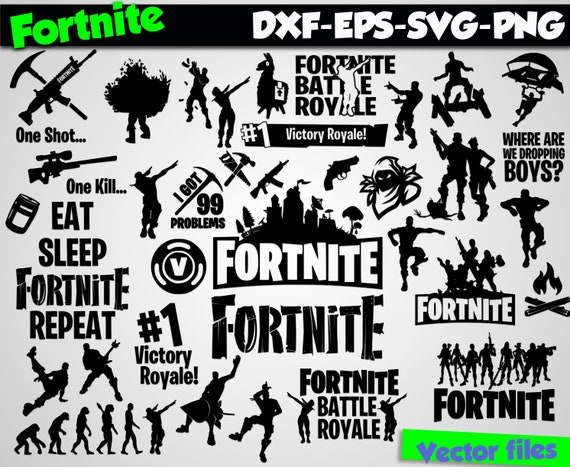 Download Fortnite svg silhouette stencil file Fortnite clipart svg ...