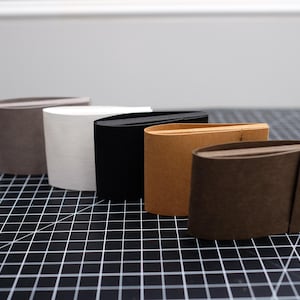 Cartera de papel lavable de origami (grande: 6-9 tarjetas)