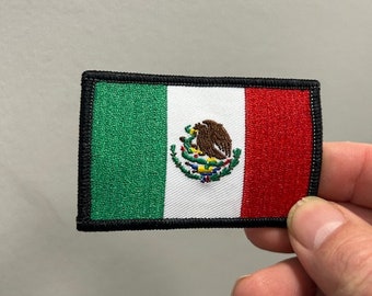 Parche Insignia Pvc Bandera México Tactico Militar Airsoft