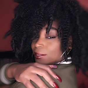 Kinky/Coily/Fluffy/ Afro/ Loc/ 4C Cocoon Curly Wig (Large) *SYNTHETIC*