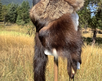 Fisher Mongolian style fur hat