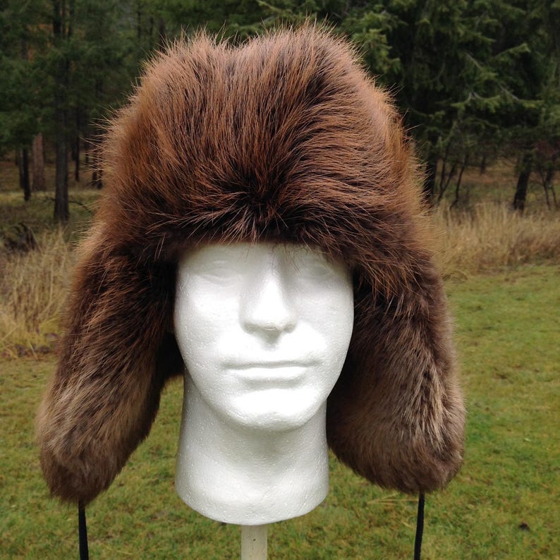 ALASKAN TROOPER Style BEAVER Fur Hat - Etsy