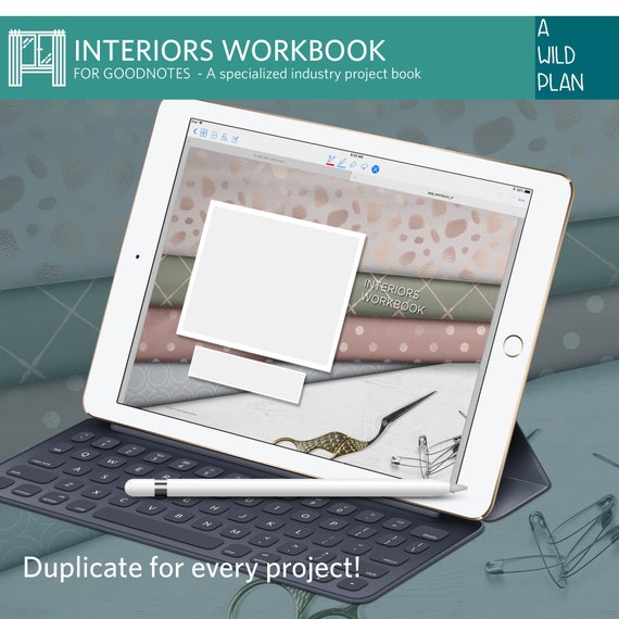 Goodnotes Interiors Workroom Planner For Interior Design And Etsy