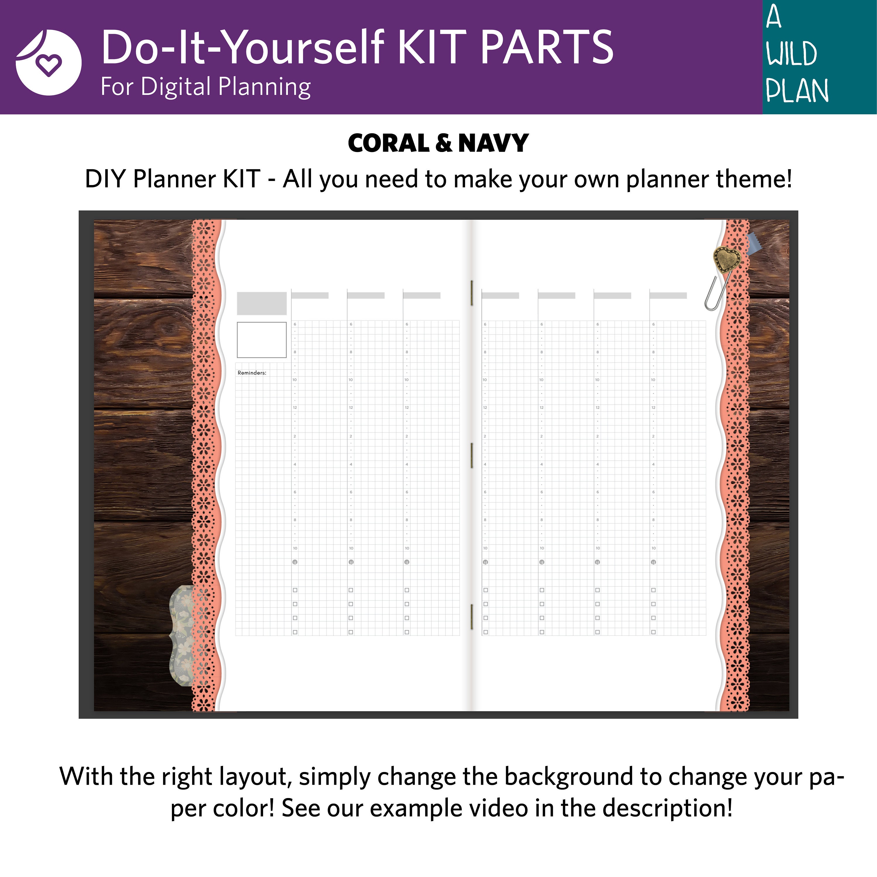Digital Planner Do It Yourself Themed Kit Keynote Files and Etsy Digital Planner Do It Yourself Themed Kit Keynote Files and Etsy