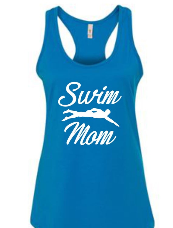Swim Mom Tank Top Etsy