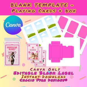 Playing Cards Template- Canva Cards Template